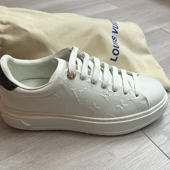 Lv shoes size 10.5 never worn Louis Vuitton LV Trainer Sneaker Grey, Never worn | Grailed main image 2